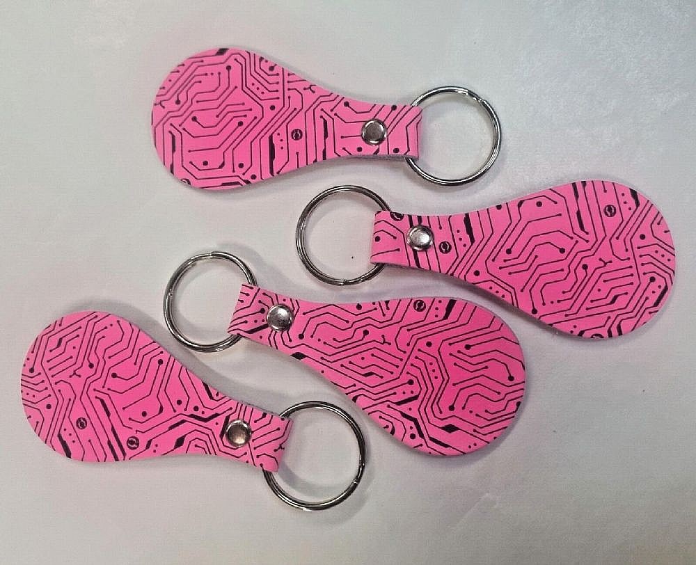 Pink Cyber - Key Fob - Pear Drop